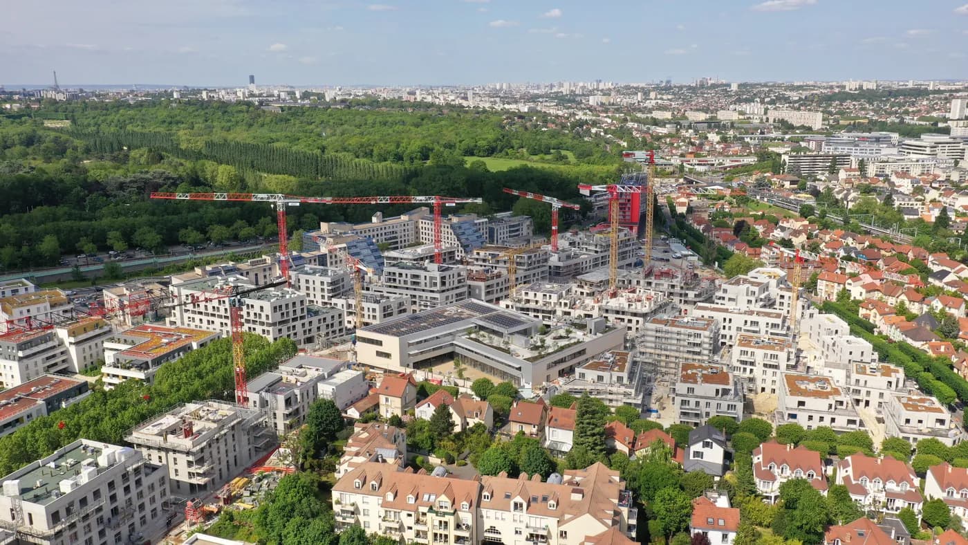 Quartier Jean Zay à Antony, mai 2023 : gros œuvre
