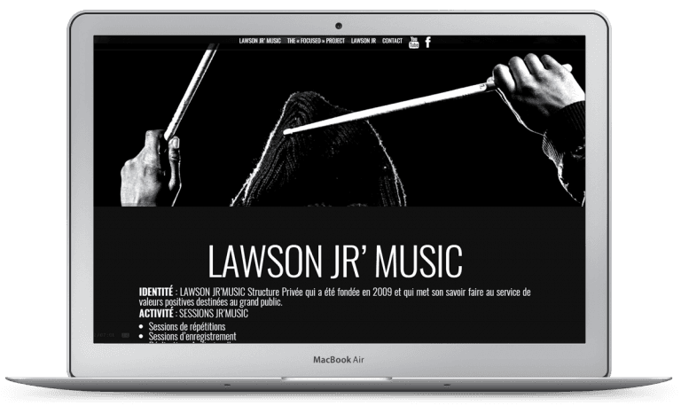 Lawson Jr'Music - Batteur professionnel — Site web
