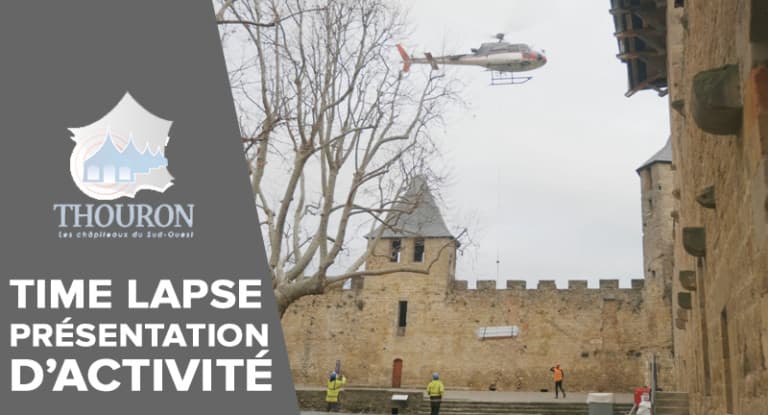 Thouron - Les chapiteaux du Sud-Ouest — Timelapse & drone